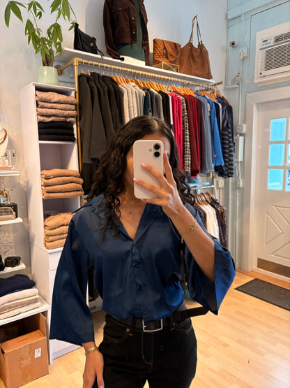 Twisted Front Blouse