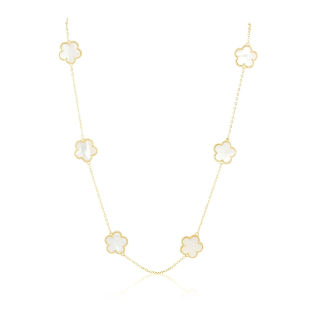 Tarnish Resistant Clover Necklace