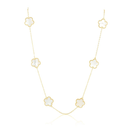 Tarnish Resistant Clover Necklace