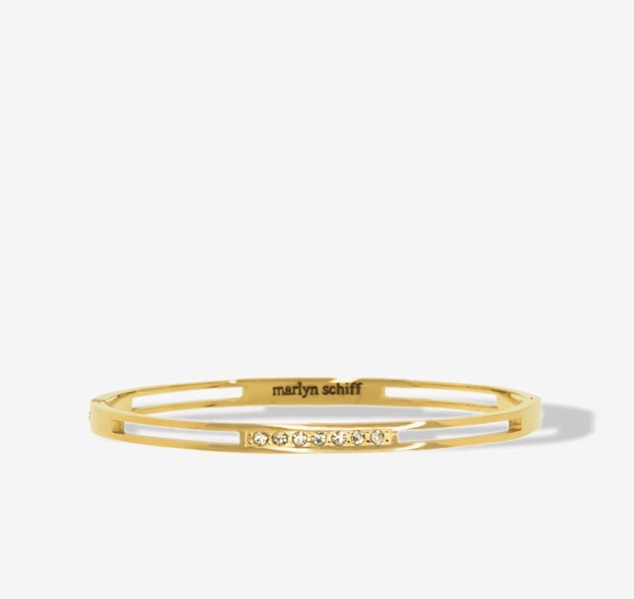 Pave Cutout Bangle