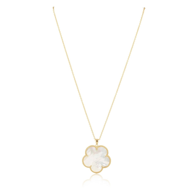 Tara Oversized Clover Pendant Necklace