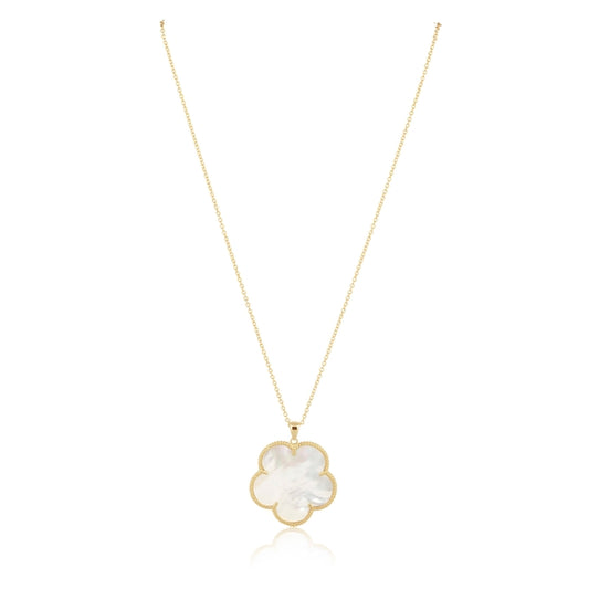 Tara Oversized Clover Pendant Necklace