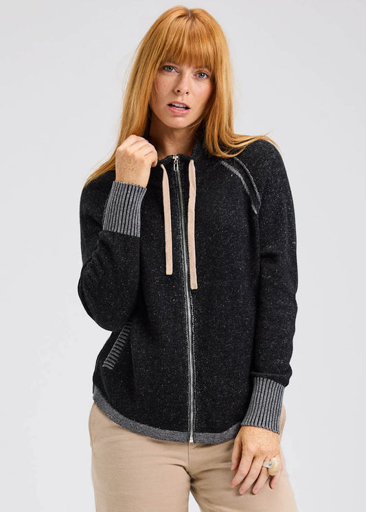 Two Tone Zip Up