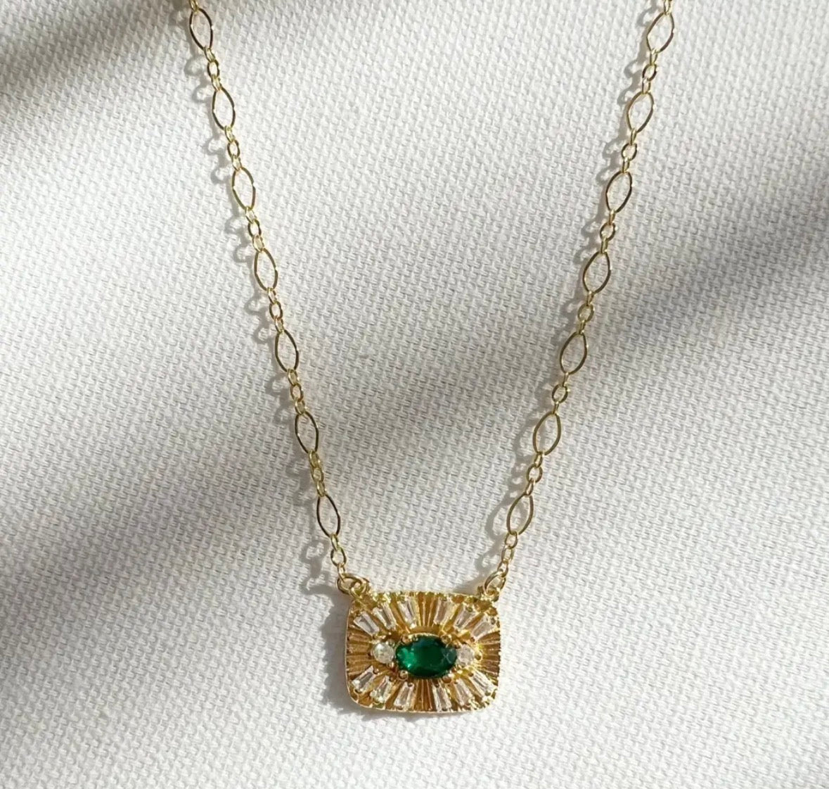 Jade Evil Eye Necklace