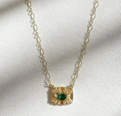 Jade Evil Eye Necklace