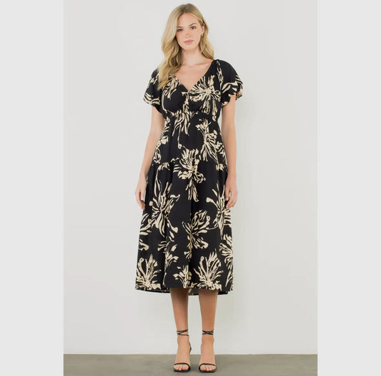Short Sleeve Maxi Dress