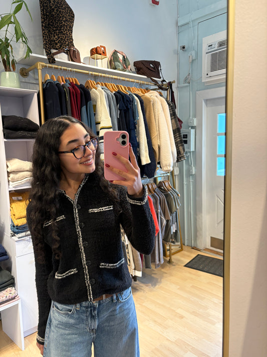 Black and White Lady Jacket