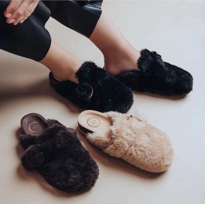 Solei Sea Aspy Faux Fur Clog