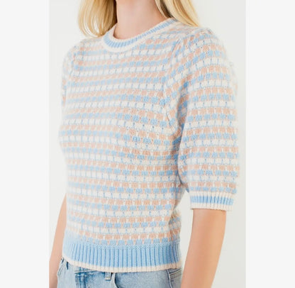 Short Sleeve Spring Knit Top