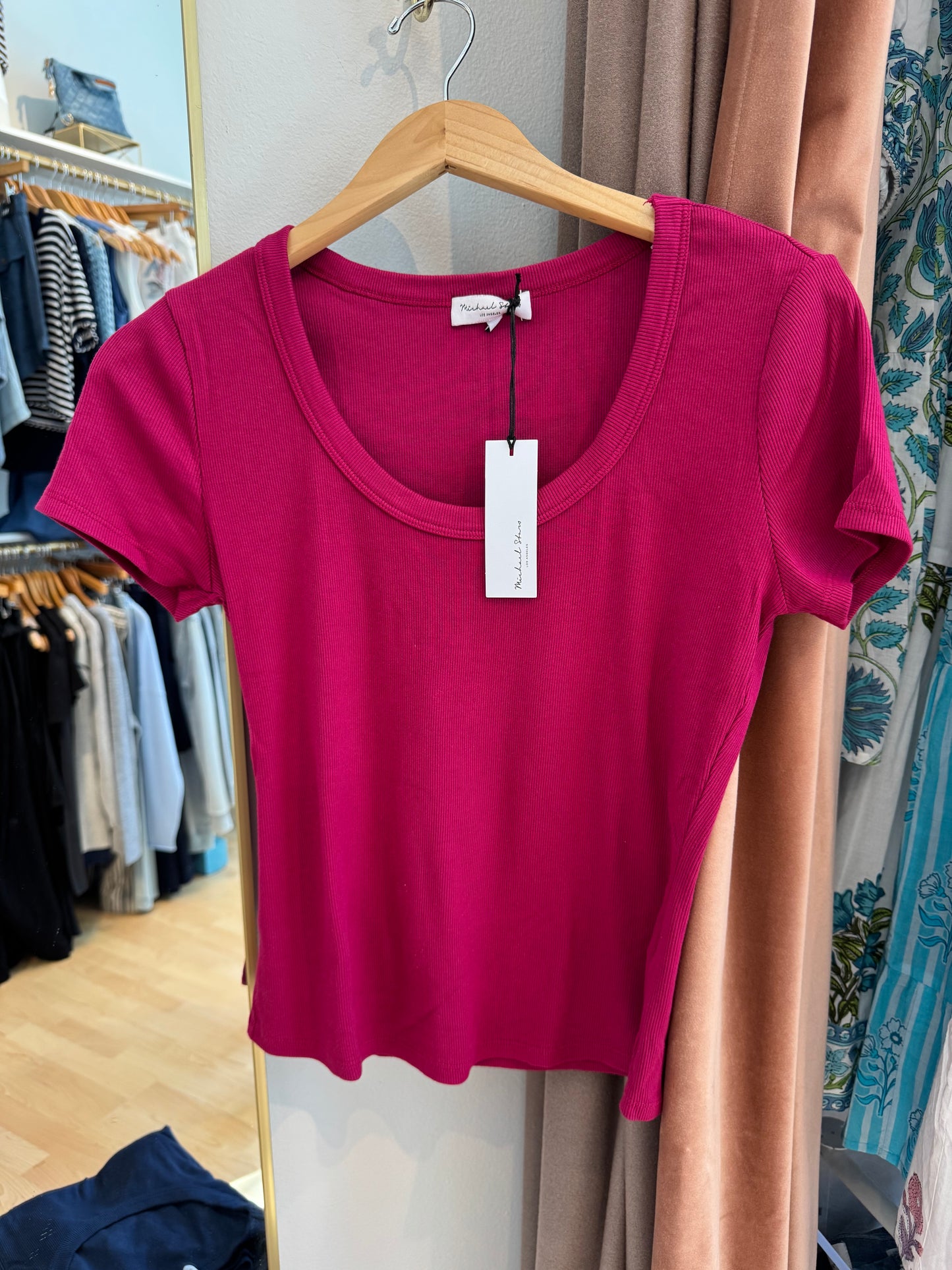Michael Stars Calla Scoop Neck T-Shirt