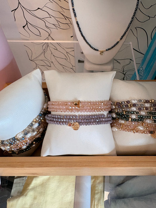 Crystal Beaded Bracelets