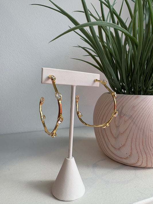 Trishelle CZ Hoop