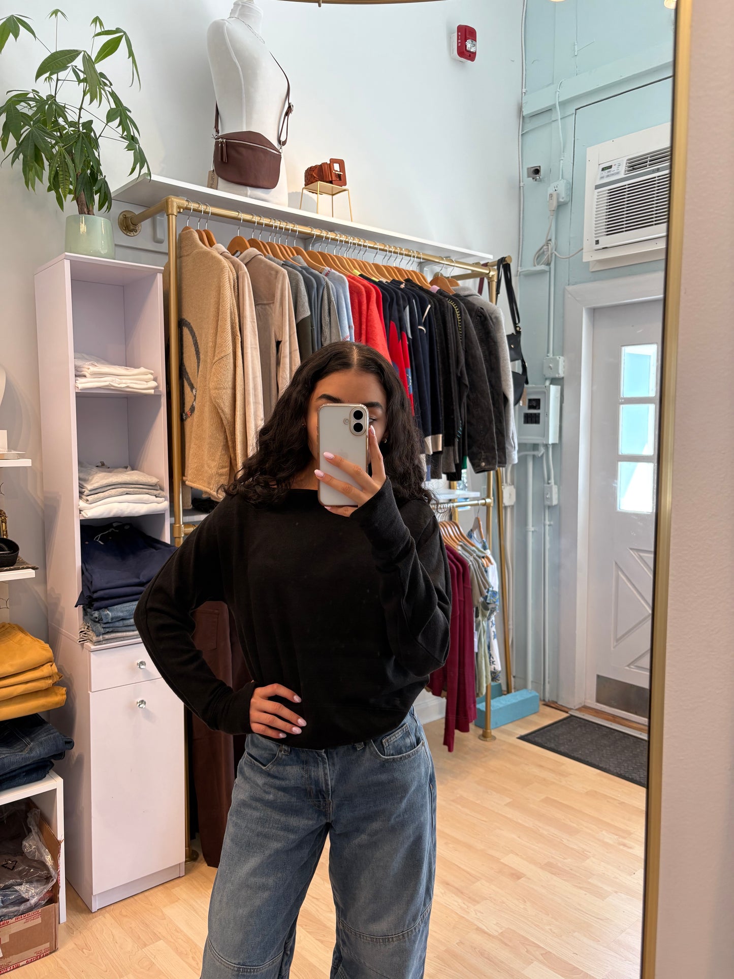 Drop Sleeve Boatneck