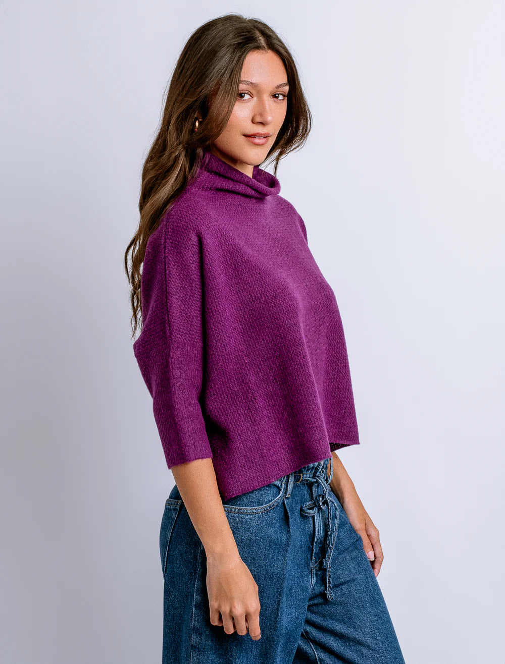 Kerisma Aja London Cropped Turtle Neck Sweater