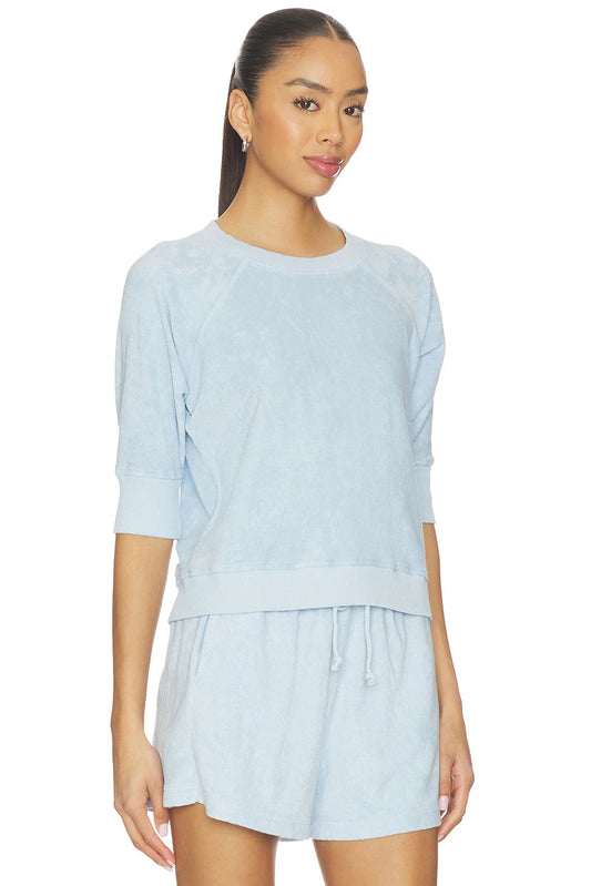 Classic French Terry Raglan Short Sleeve Pullover