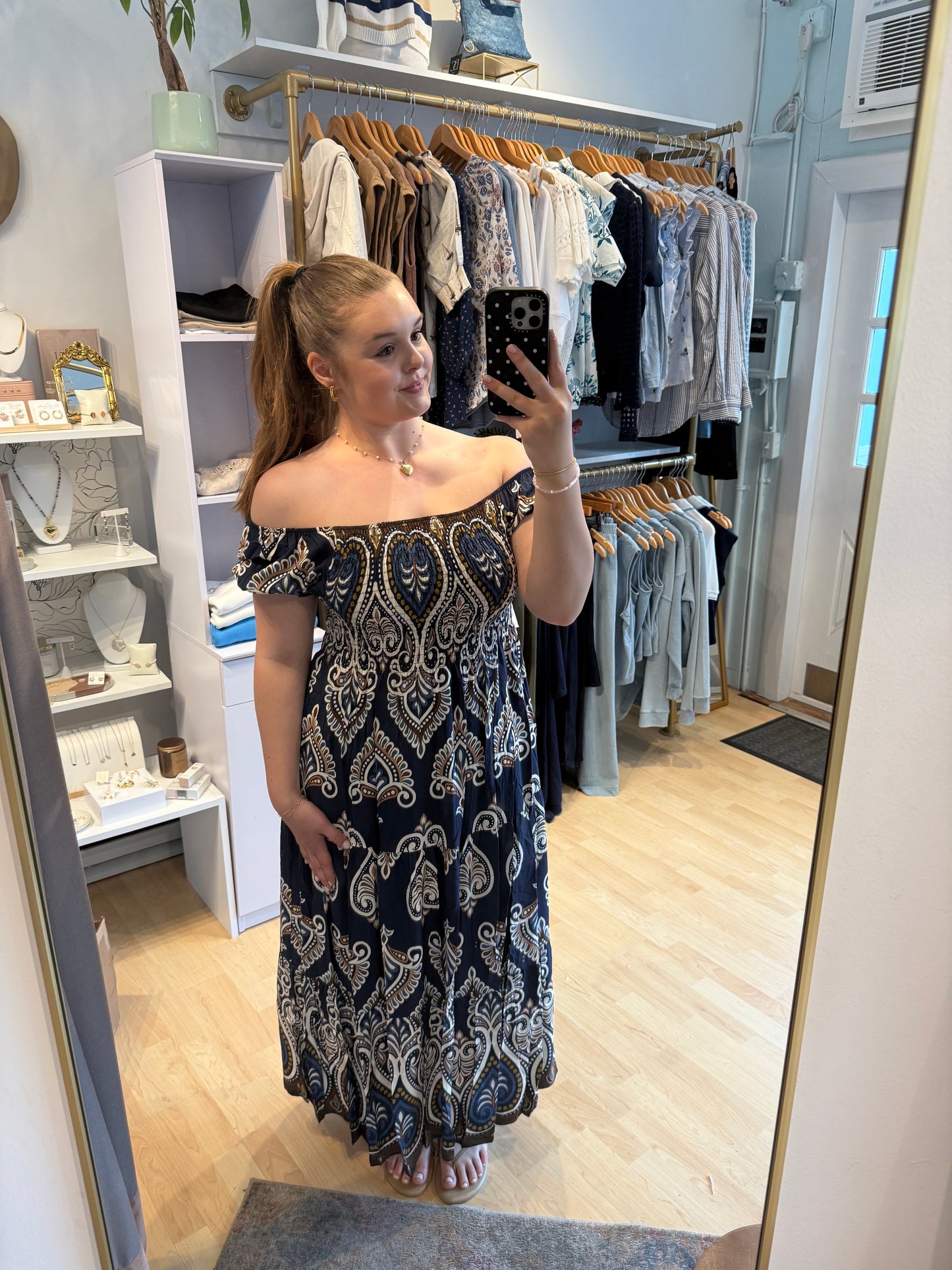 Paisley Midi Dress
