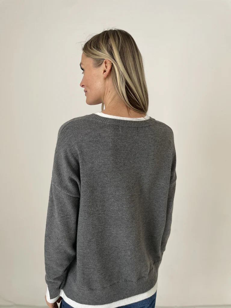 Ashlyn Double Hem Easy Sweater