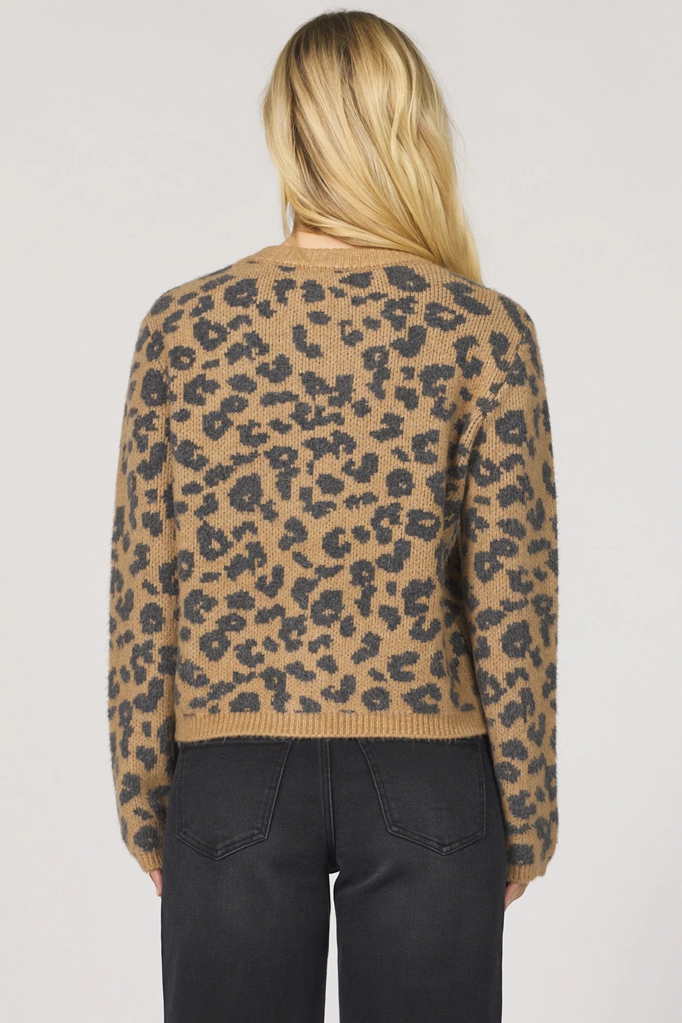 Dear John Amina Leopard Button Cardigan