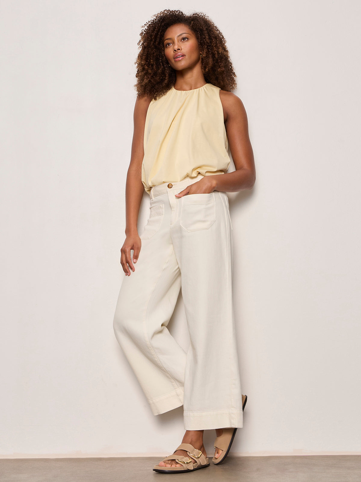 Sanctuary Marine Crop Wide Leg Collagen
