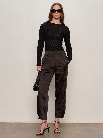 Women's Sahara Satin Tapered Pant
