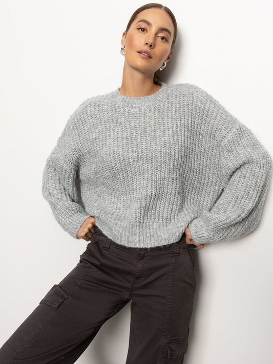 Fuzzy Volume Sweater