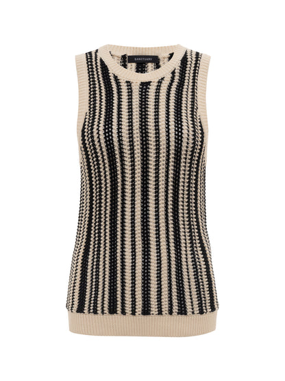 Natural State Knit Halter Tank