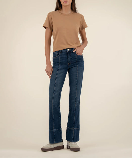 Kut Kelsey High Rise Jeans with Front Seam