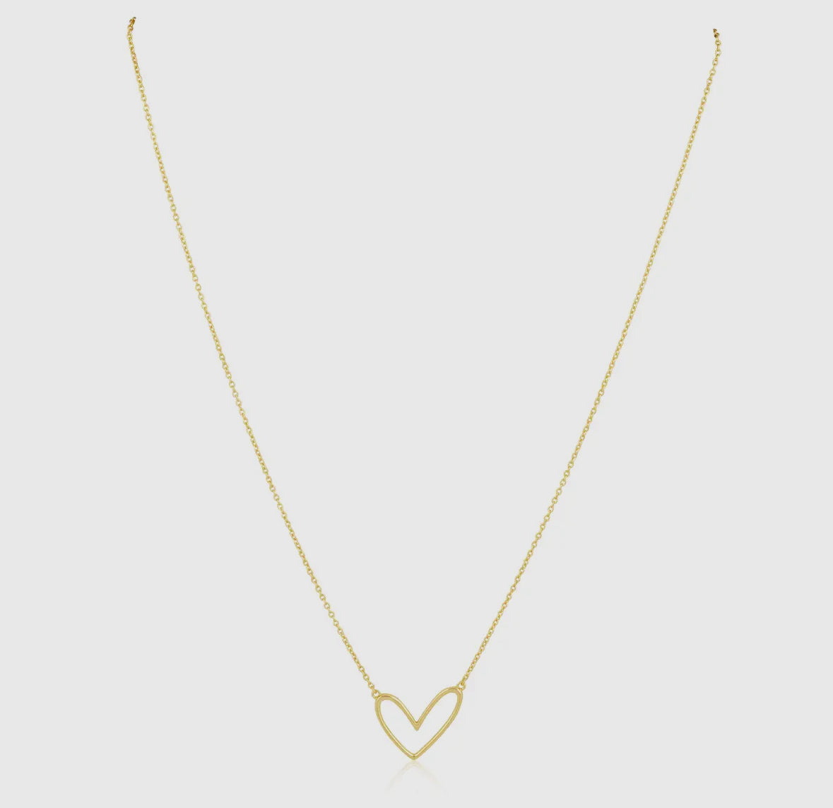 Abigail Open Heart Necklace