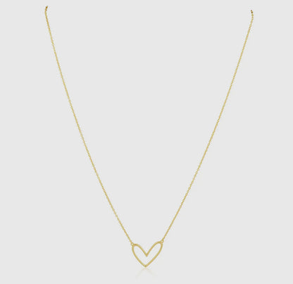 Abigail Open Heart Necklace