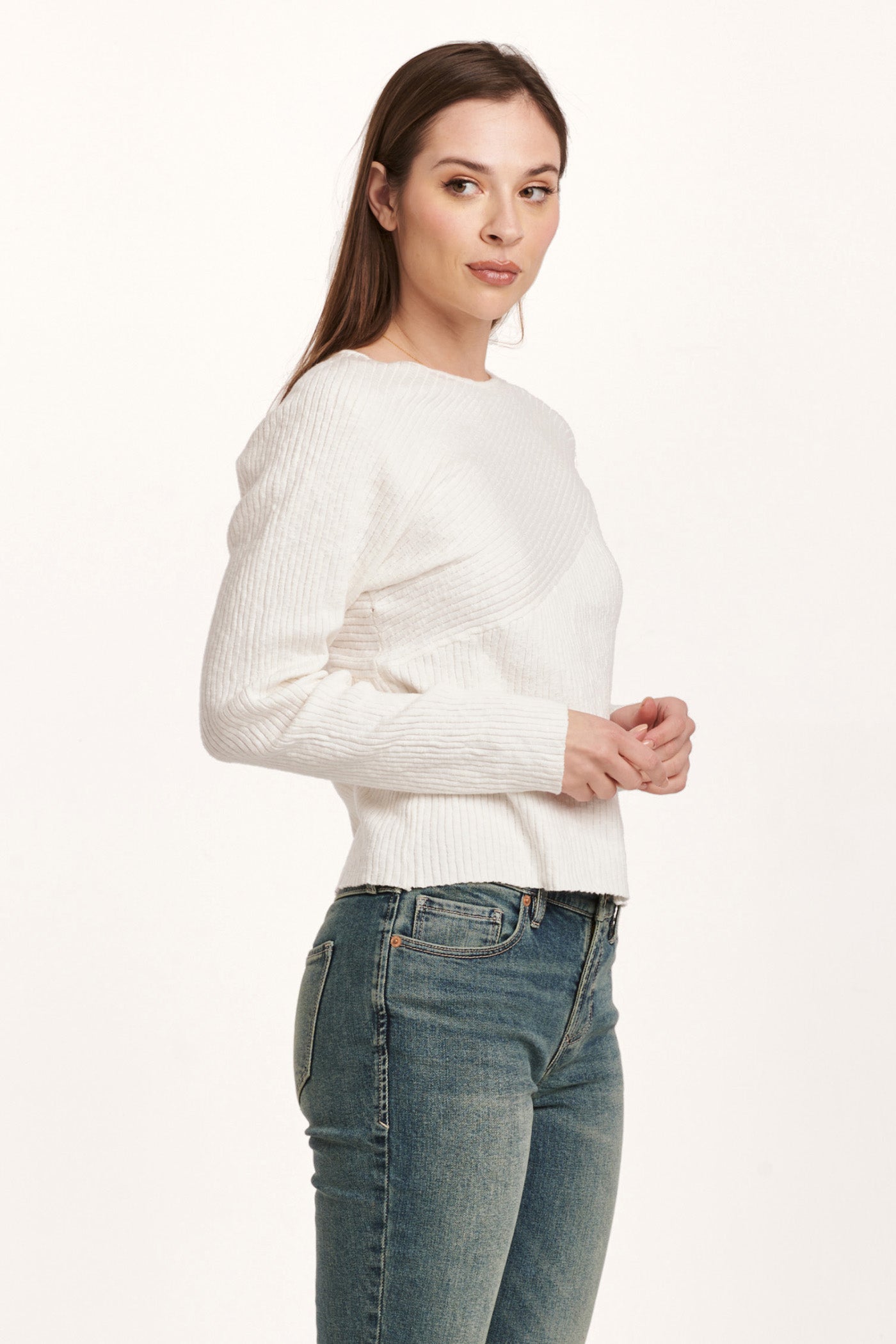 Giovanna Crew Neck Long Sleeve Top