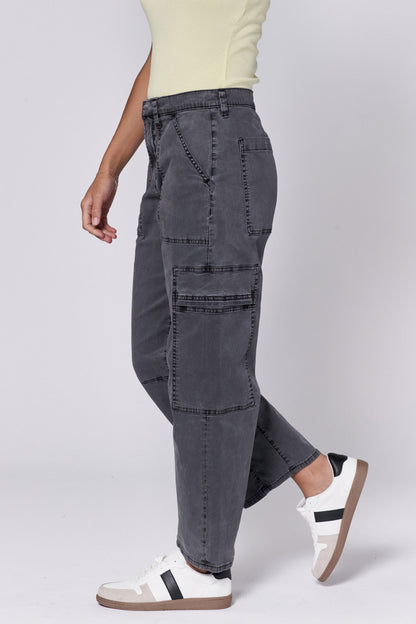 Lasso High Rise Soft Barrel Pants