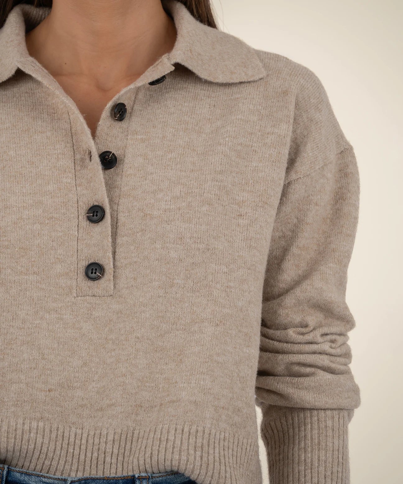 Lilia Button Front Sweater