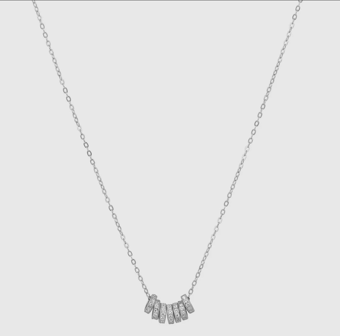 Dainty Ilona Hoops Necklace