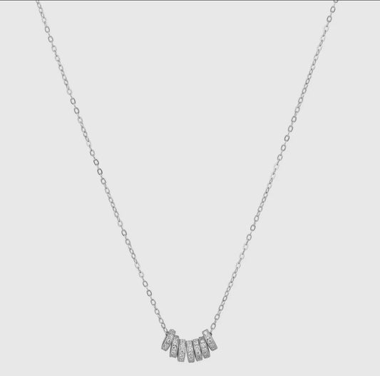 Dainty Ilona Hoops Necklace