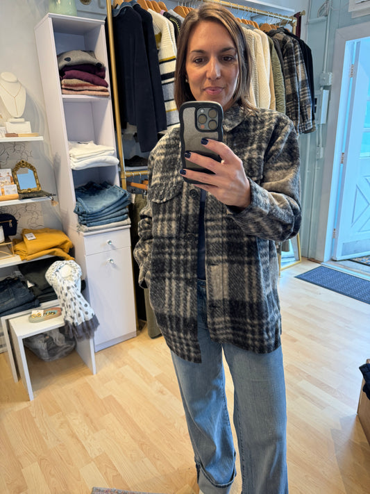 Deanna Plaid Jacket