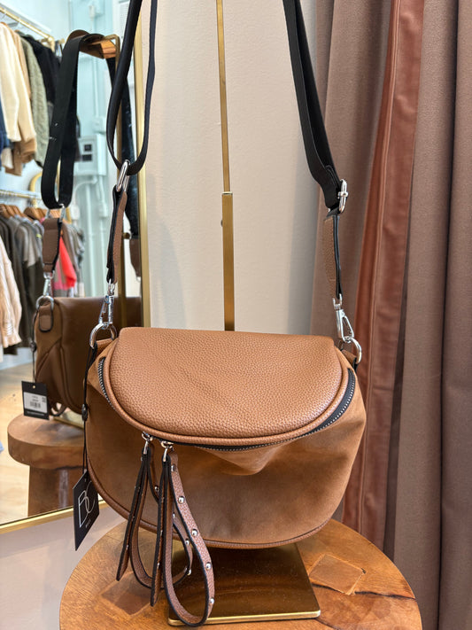 Suede Hipster Bag