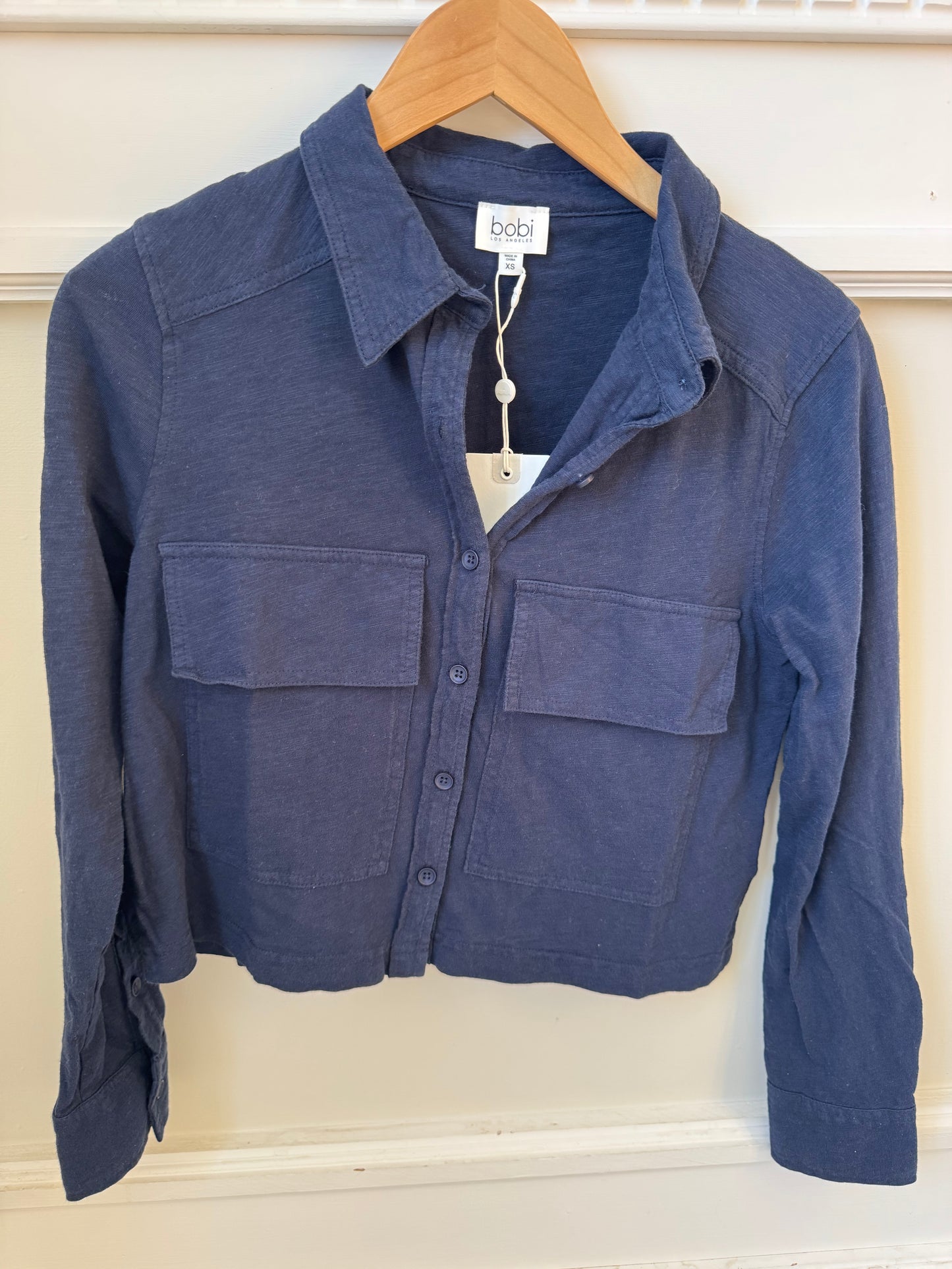 Bobi Cotton Utility Button Down Shirt