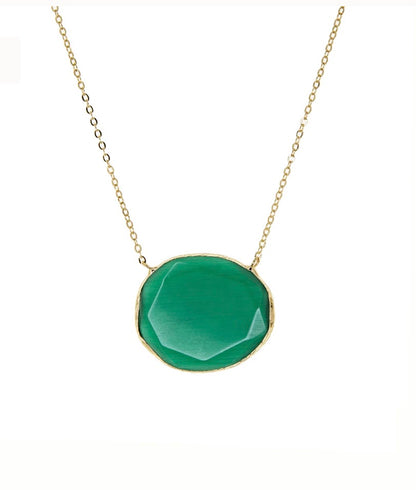 Faceted Glass Necklace