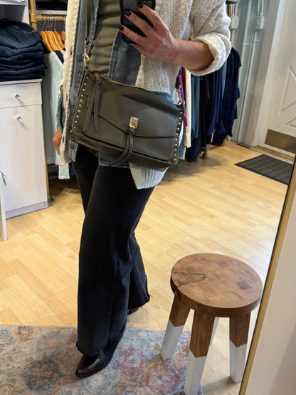 Penny Studded Vegan Crossbody Bag