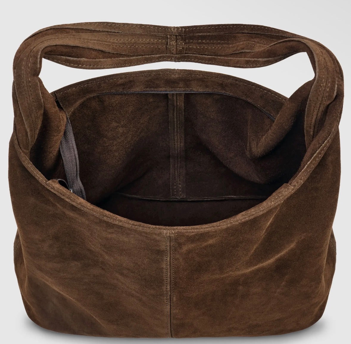 Italian Suede Hobo Bag