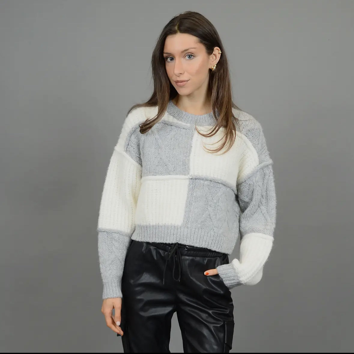 Vyla Quilted Sweater