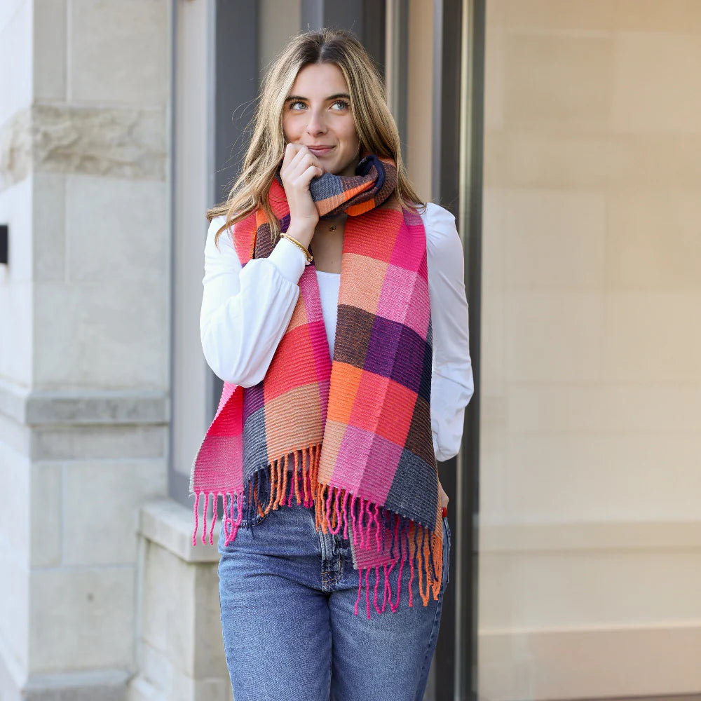Phoebe Plaid Scarf