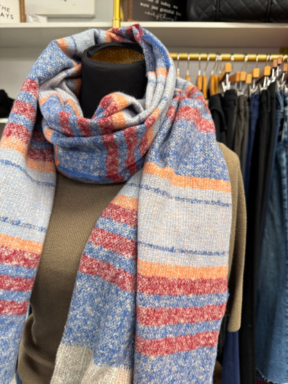 Bayadere Stripe Scarf