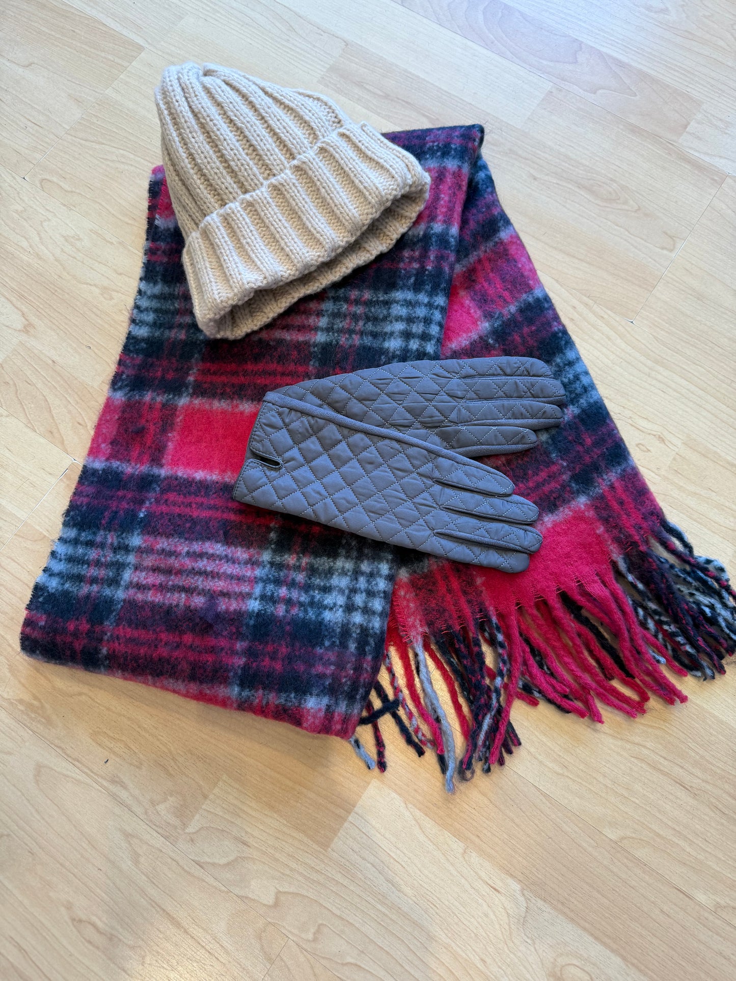 Plaid Blanket Scarf