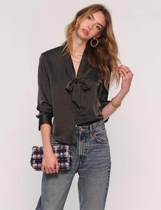 Adeline Perfect Black Blouse