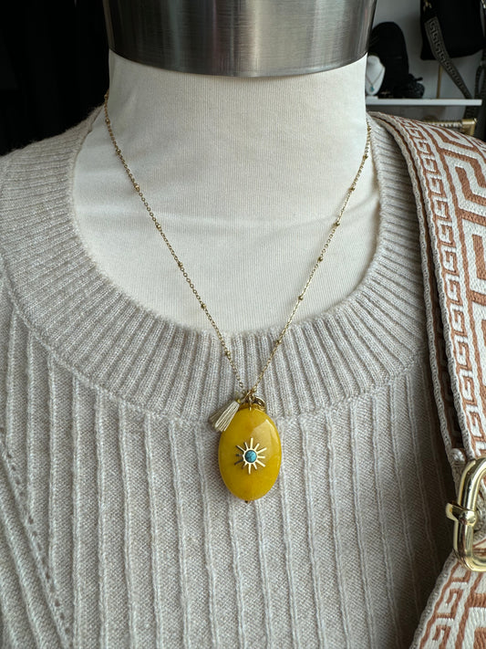 Aliana Amber Necklace