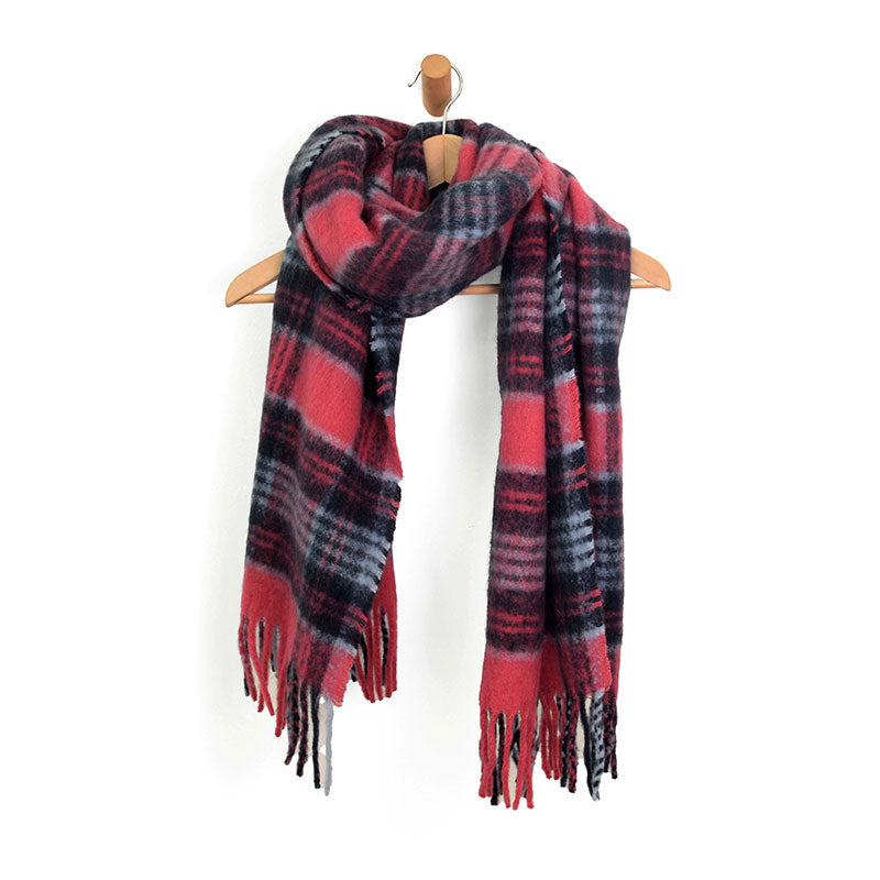 Tartan Plaid Blanket Scarf