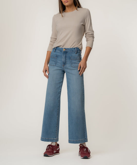 Meg Wide Leg Patch Pockets
