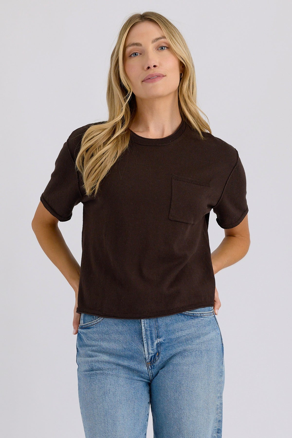 Short Sleeve Cotton Knit Terra Tee