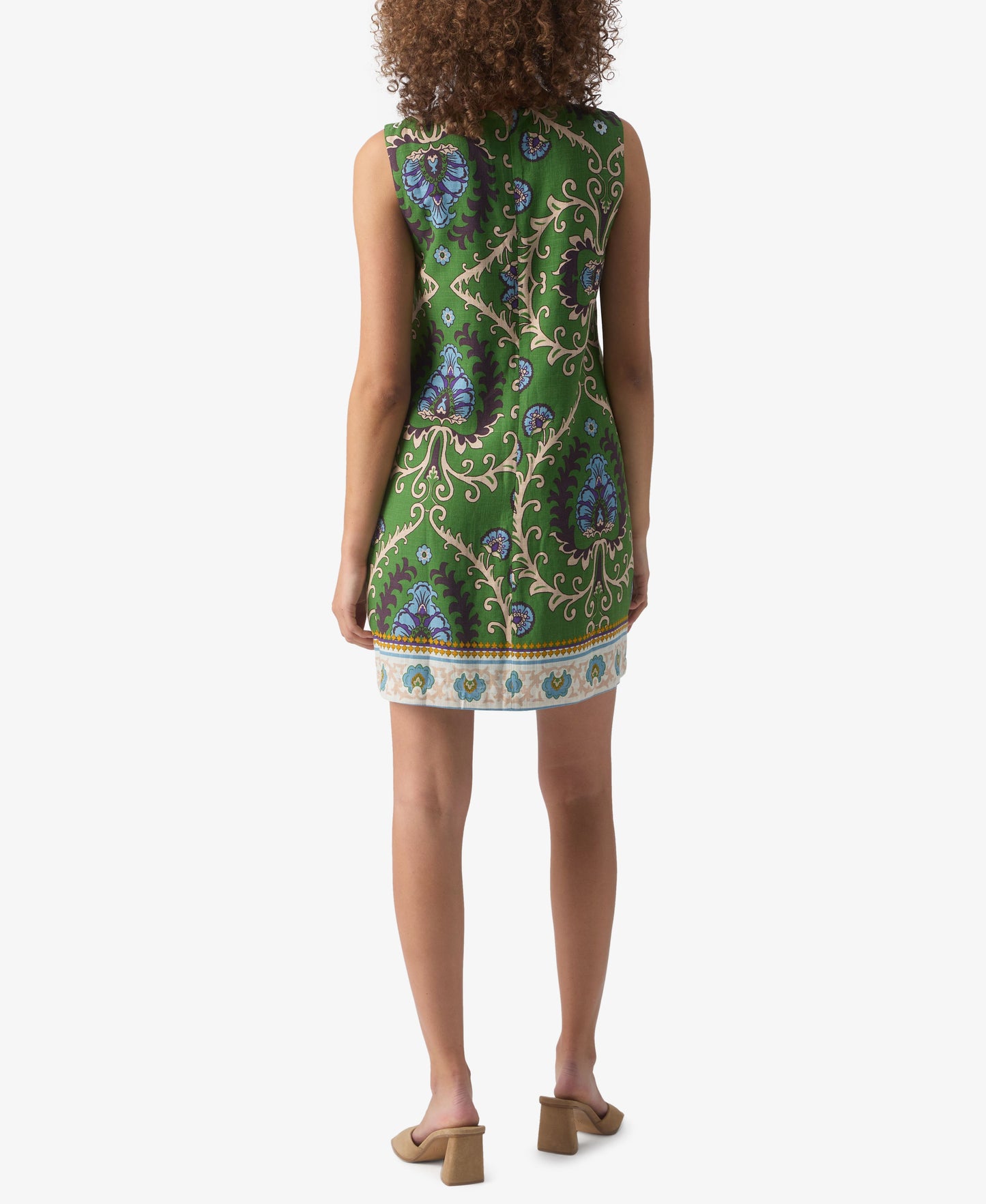 Easy Shift Dress in Mezzo Print